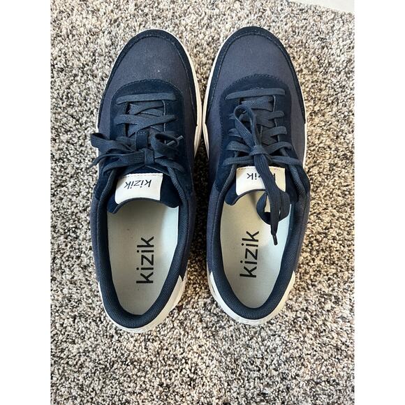 Kizik prague dusk blue sneaker men's size 9 - Picture 4 of 7